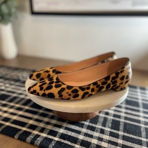 J. Crew - Leopard Print Hair Flats Sz 8.5